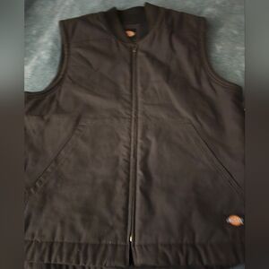 Mens Medium sanded duck insulated vest NWT